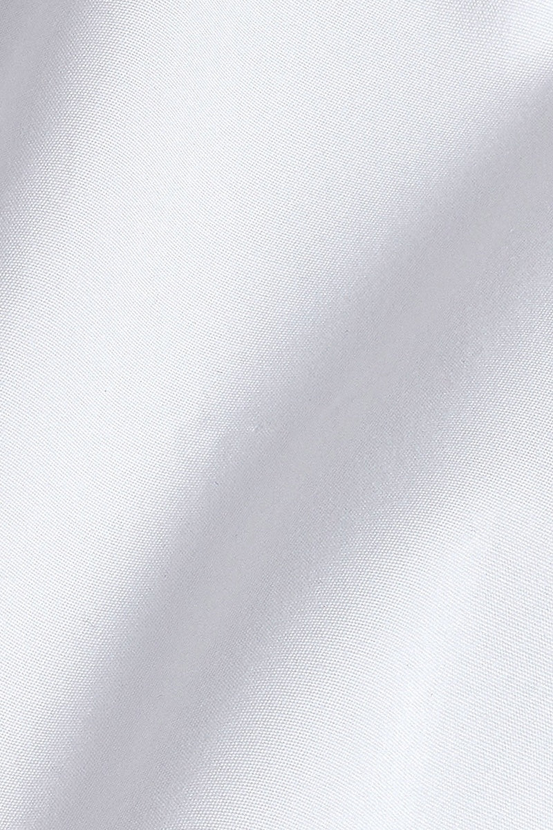 Broadcloth French Cuff White Dress Shirt