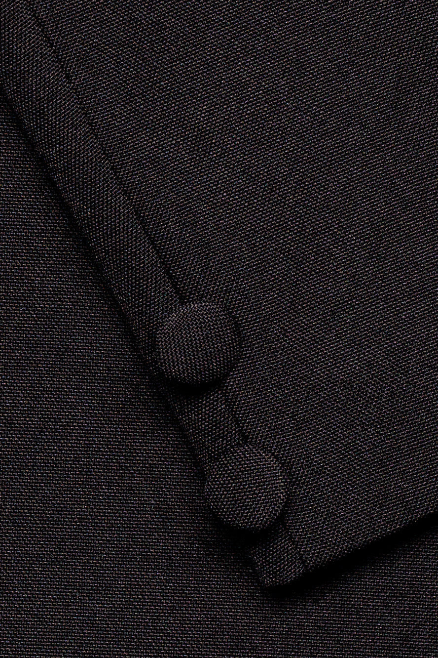 Little Tuxedos "Mason" Kids Black Suit (5-Piece Set)
