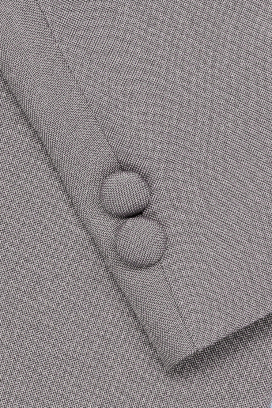 Little Tuxedos "Mason" Kids Medium Grey Suit (5-Piece Set)