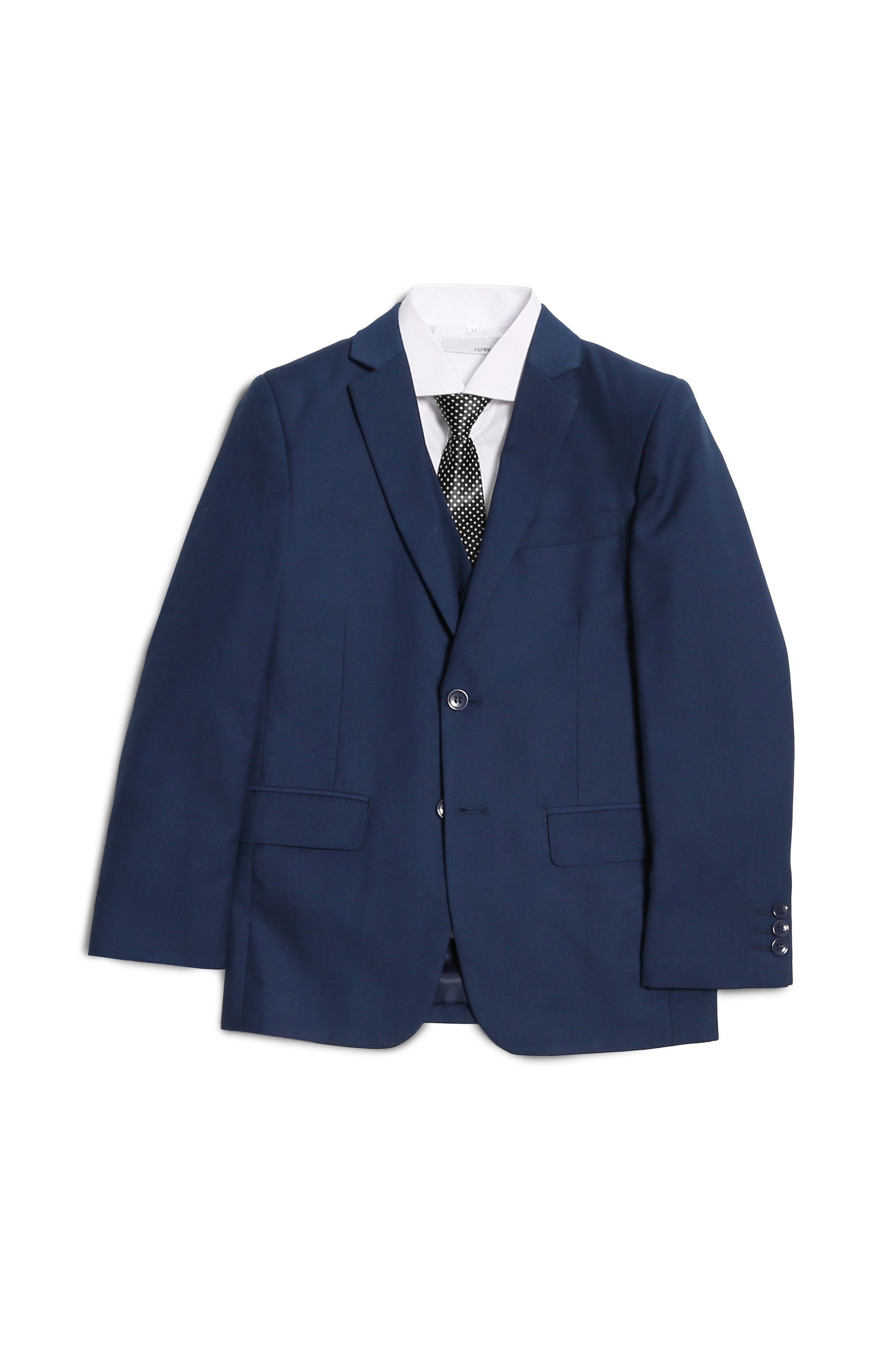 Ferrecci "Jax" Kids Indigo Suit 5-Piece Set