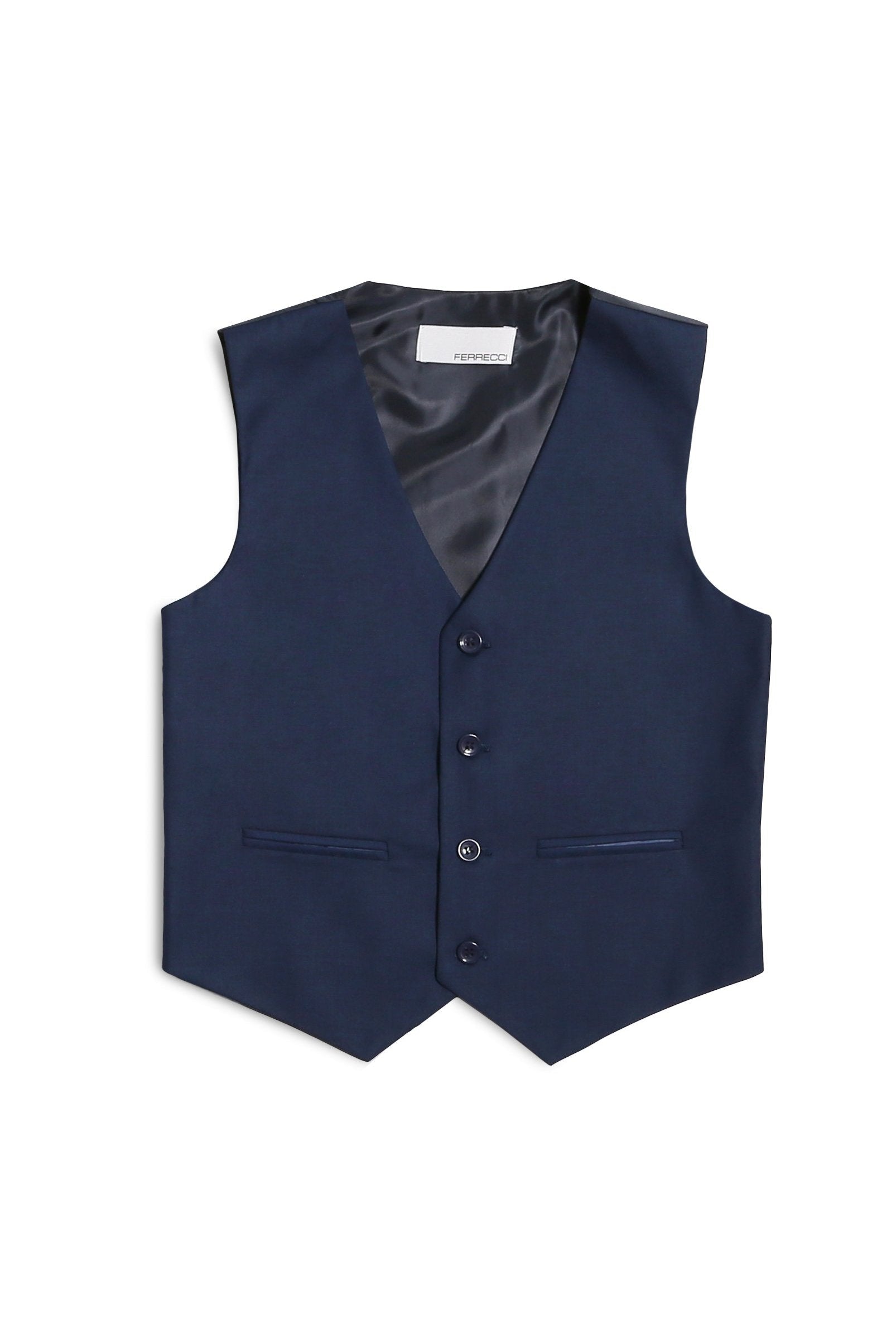 Ferrecci "Jax" Kids Indigo Suit 5-Piece Set