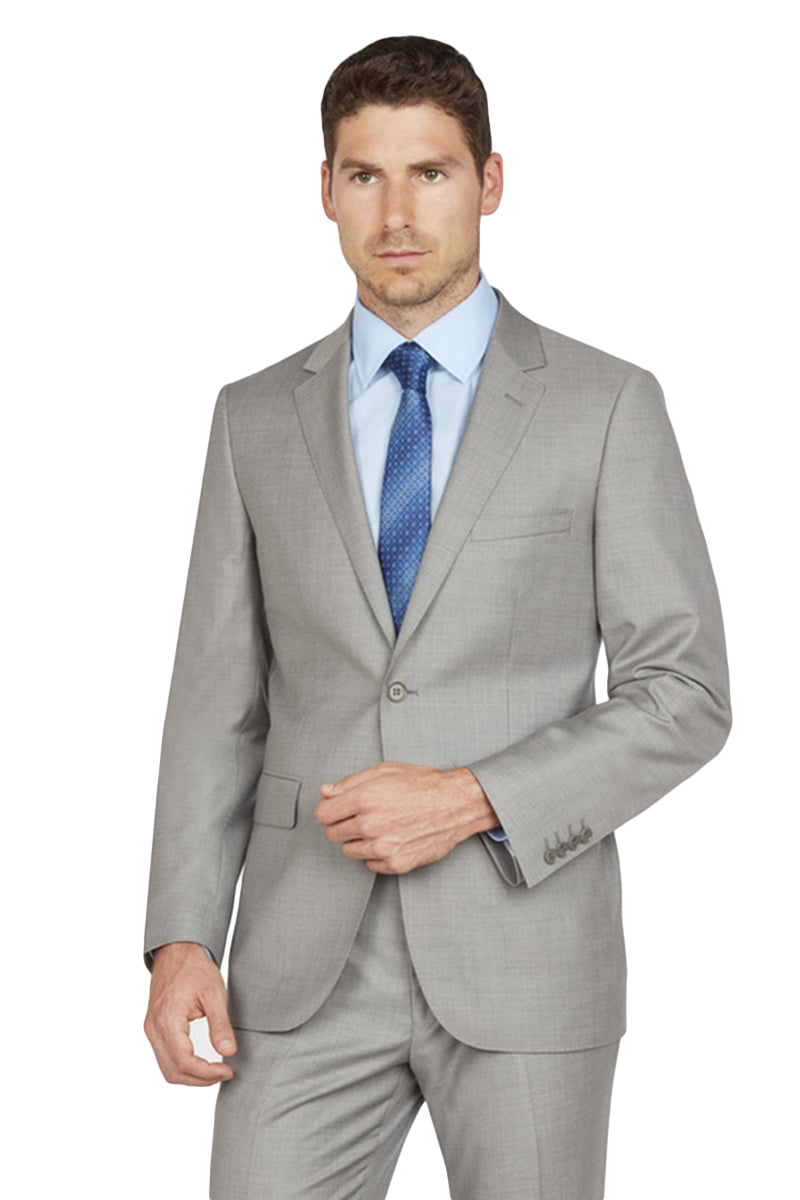 Enzo Solid Light Grey Suit