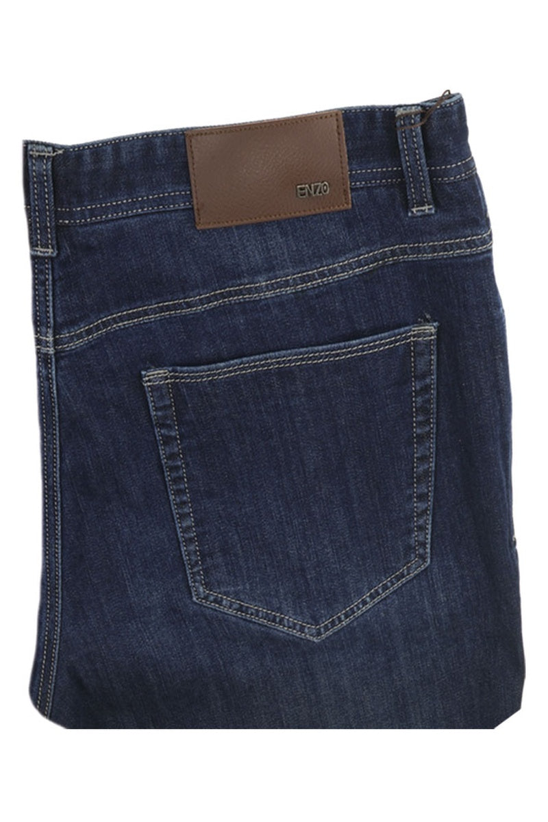 "Alpha" Medium Blue Denim Jeans