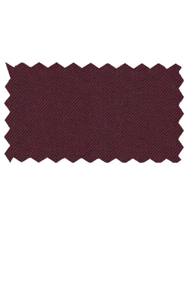 Giorgio Fiorelli Solid Burgundy Suit (2-Piece Set)