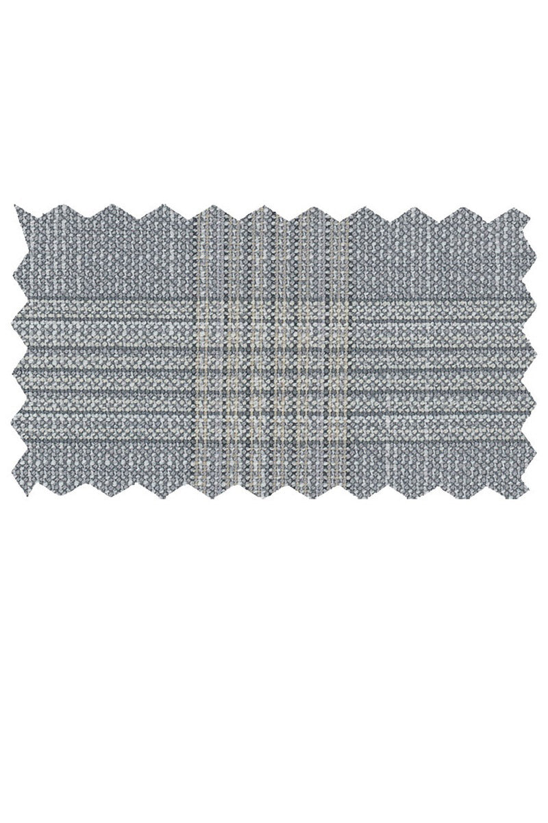 Giorgio Fiorelli Light Grey Plaid Suit (2-Piece Set)