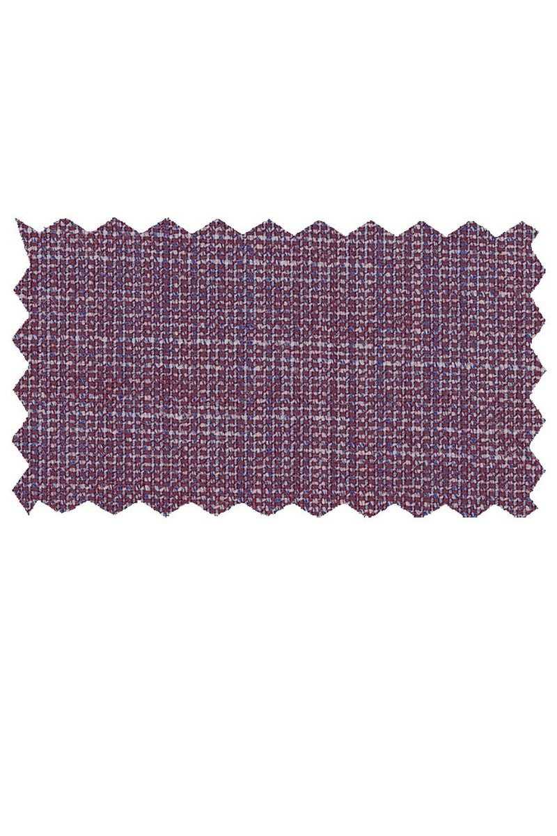 Manchester & Tailor Cranberry Crossweave Suit (2-Piece Set)