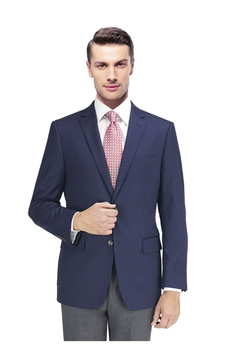 Mantoni Navy Wool Blazer