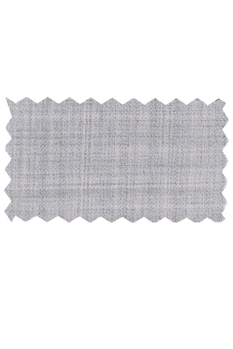"Ashton" Sterling Grey Super 140s Wool Suit Pants