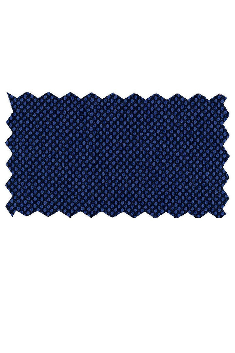 Mantoni Blue Birdseye Suit (2-Piece Set)