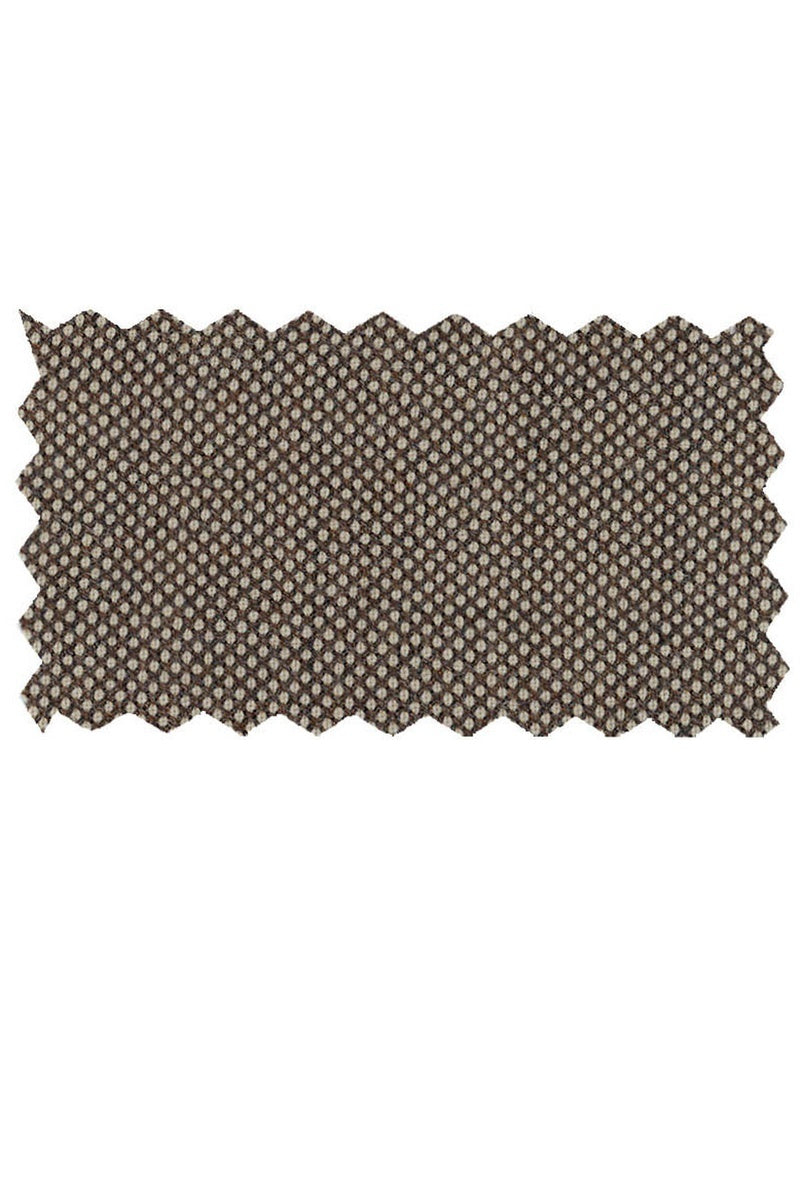 Mantoni Taupe Birdseye Suit (2-Piece Set)