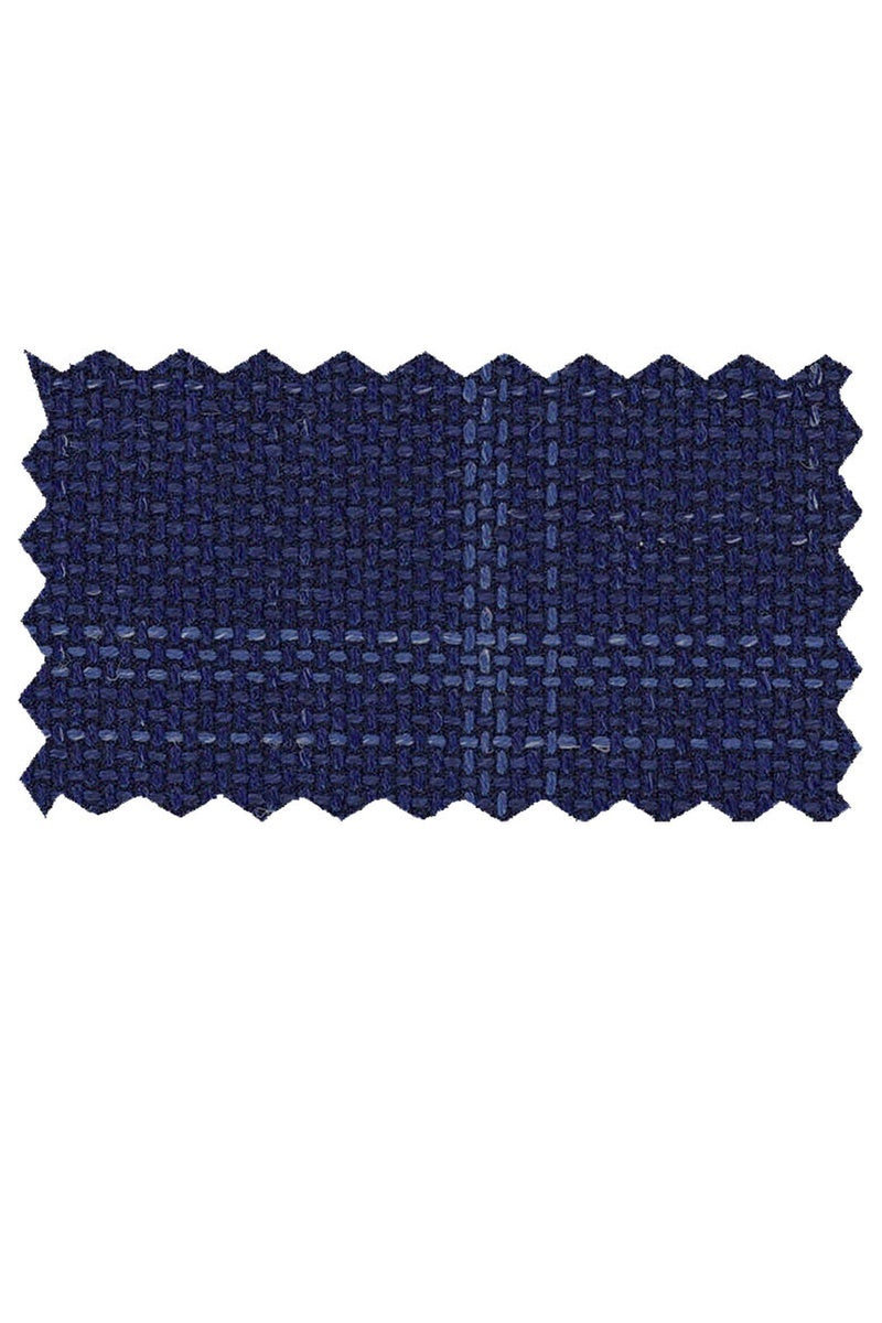 Mantoni Navy & Blue Windowpane Sports Jacket