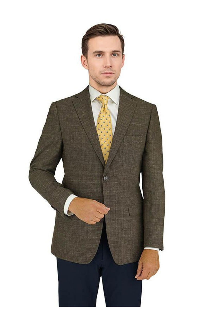Mantoni Camel Crossweave Sports Jacket