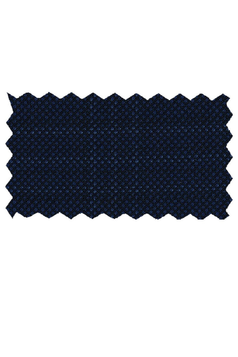 Mantoni Navy Windowpane Suit (2-Piece Set)