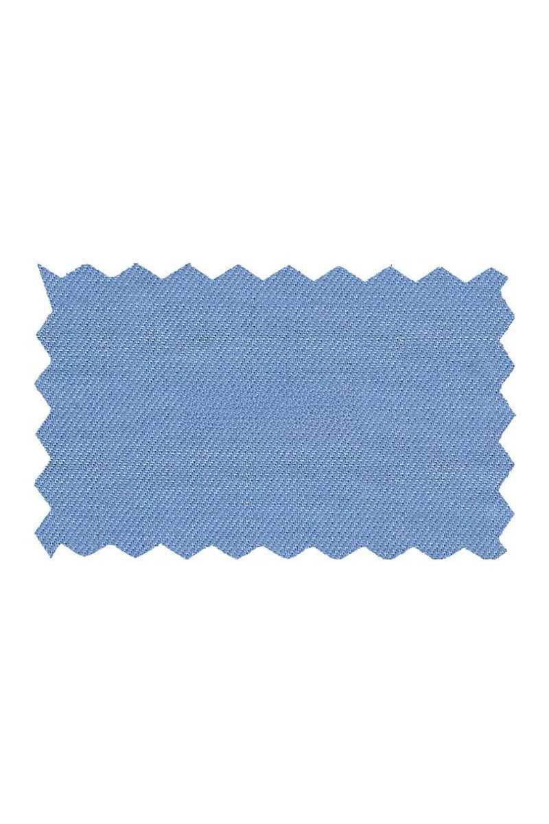 "Orion" Medium Blue Laydown Dress Shirt