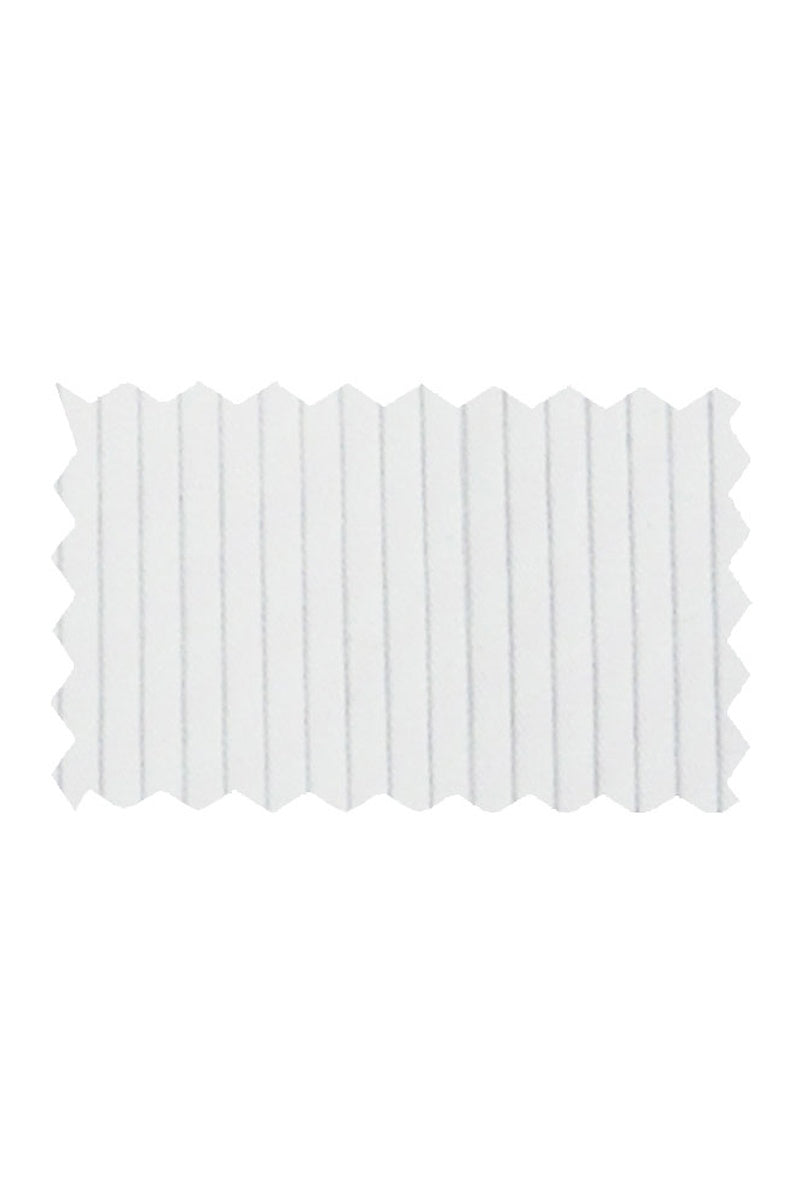 "Avalon" White Laydown Tuxedo Shirt