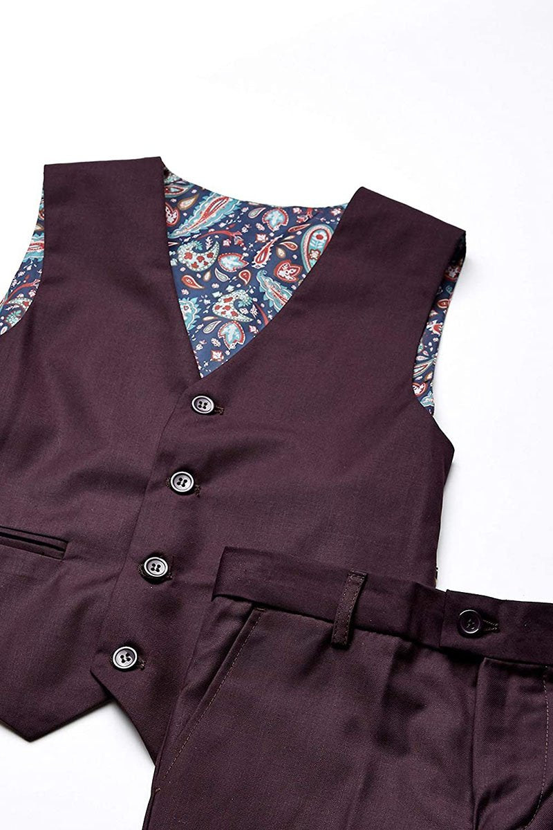 Geoffrey Beene "Austin" Kids Burgundy 5-Piece Suit (Geoffrey Beene / AXNY)