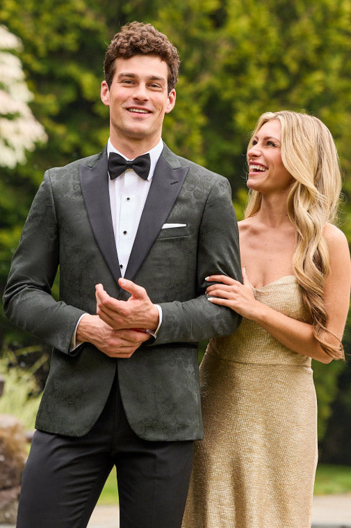 "Envy" Green Tuxedo Jacket (Separates)