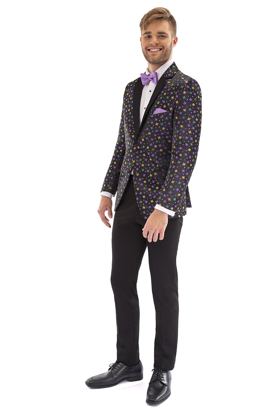 Mark Of Distinction "Fleur de lis" Mardi Gras Tuxedo Jacket (Separates)