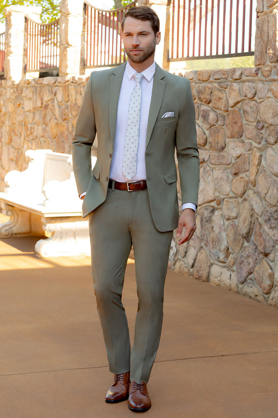 sage green dress jacket Men's Charles Tyrwhitt Texture Twill Jacket
