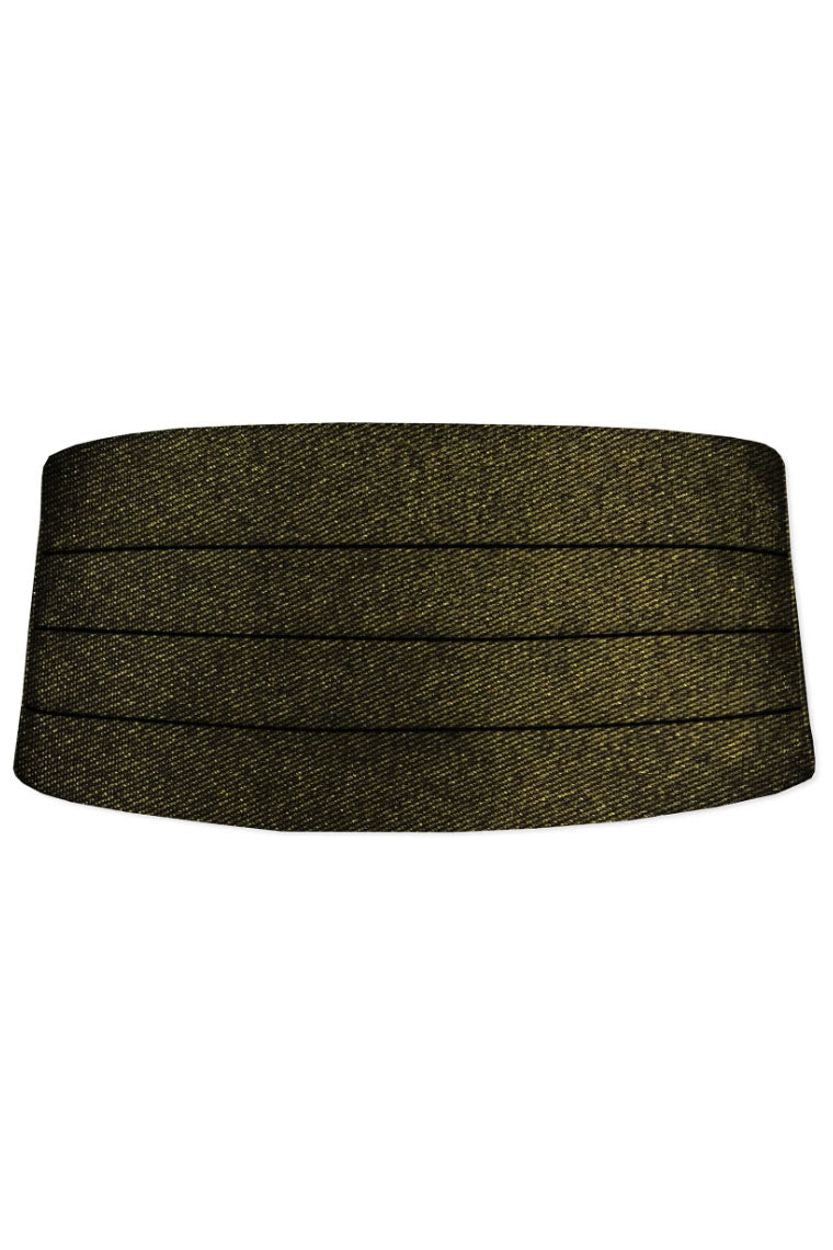 Gold Metallic Cummerbund