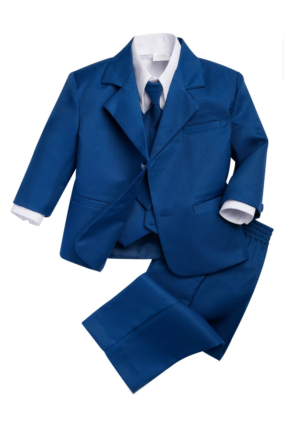 Peanut Butter Collection "Joey" Kids Cobalt Suit 5-Piece Set