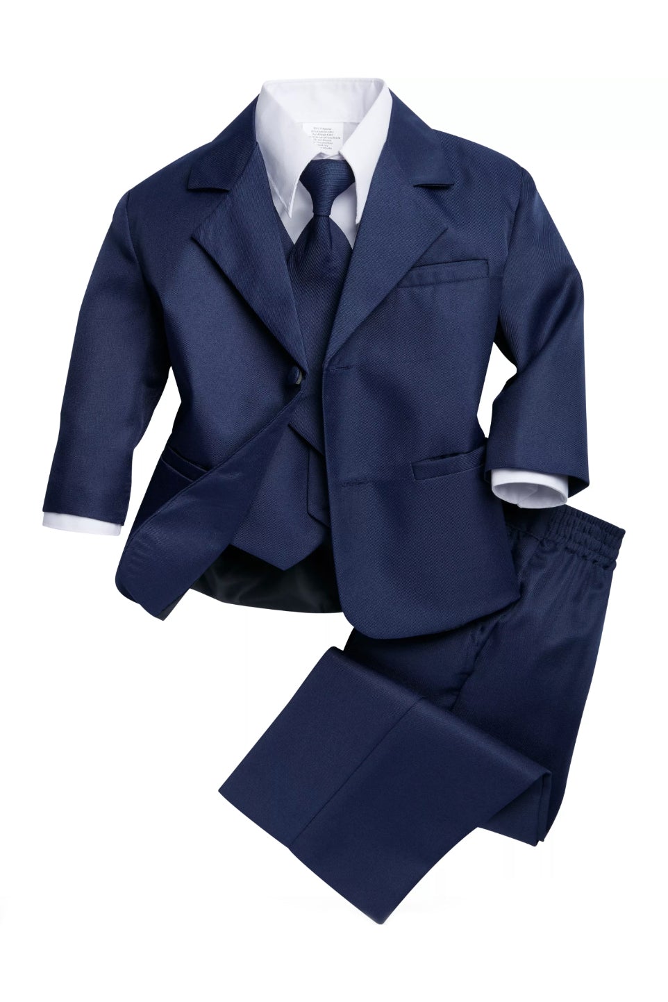 Peanut Butter Collection "Joey" Kids Indigo Suit 5-Piece Set