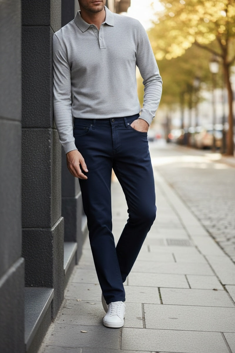 Blue Chino Pants