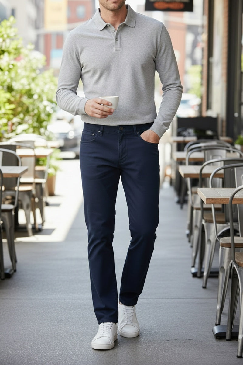 Blue Chino Pants