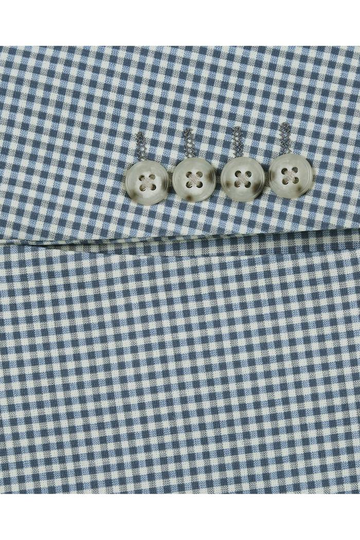 Blue & White Houndstooth Sports Jacket