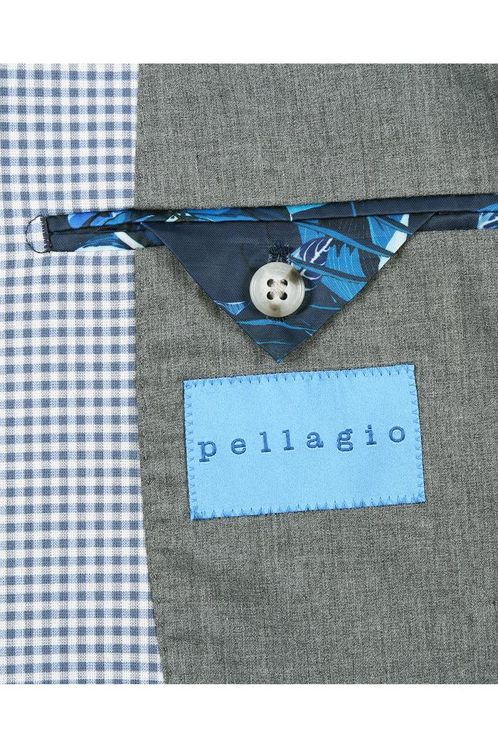 Blue & White Houndstooth Sports Jacket