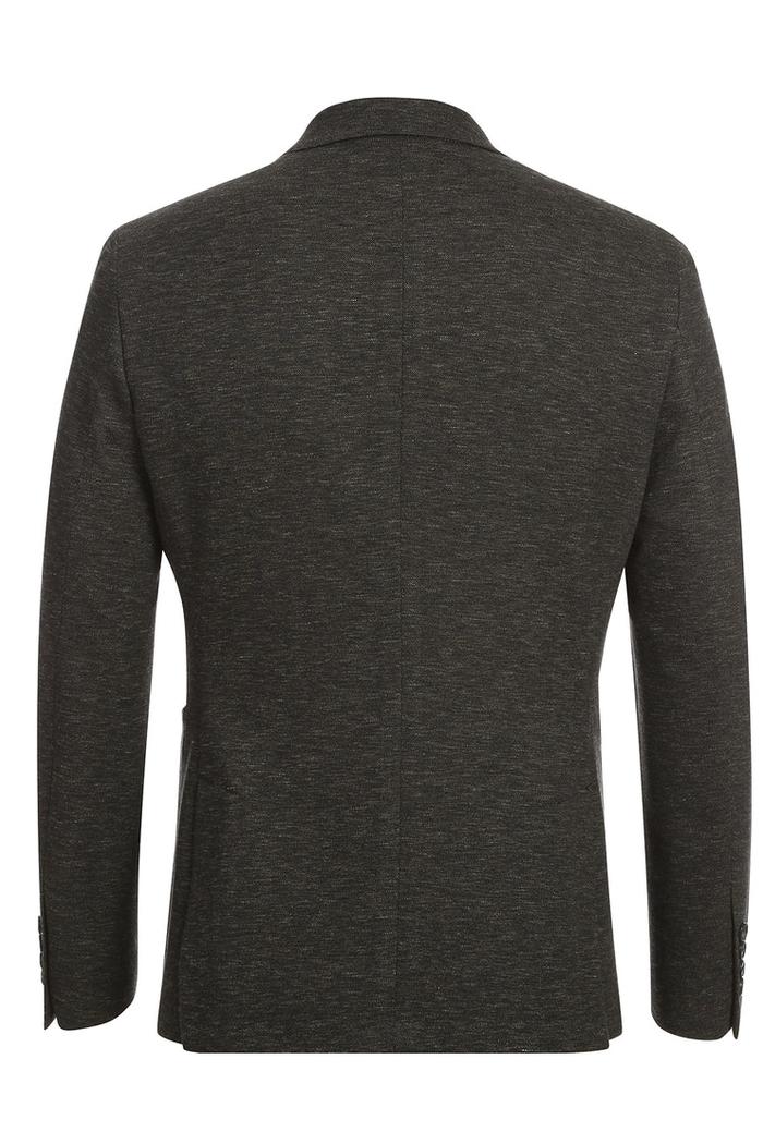 Dark Brown Textured Sports Jacket