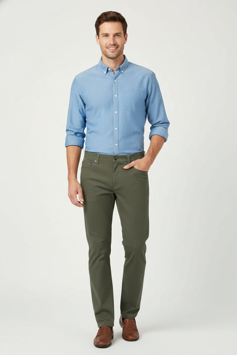 Olive Chino Pants