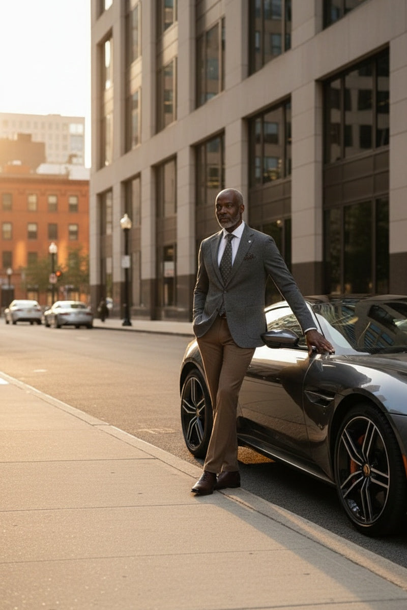 Grey Textured Sports Jacket