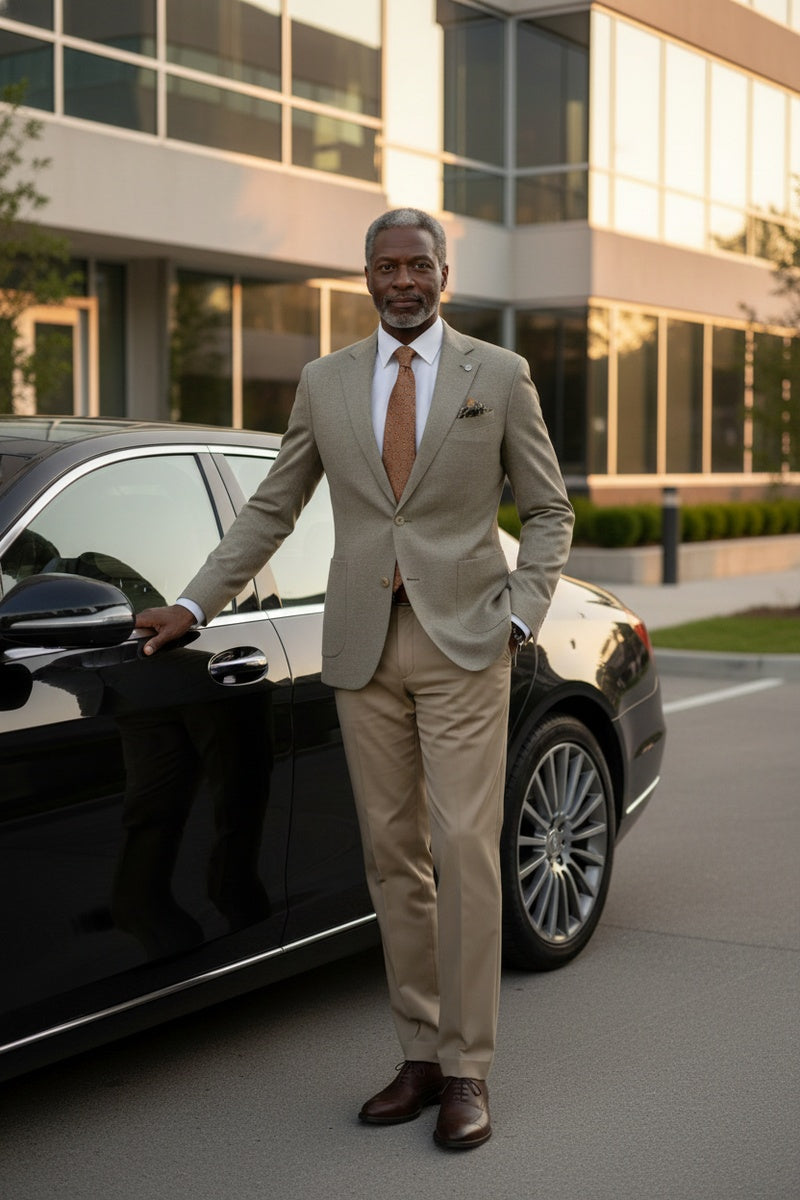 Beige Textured Sports Jacket