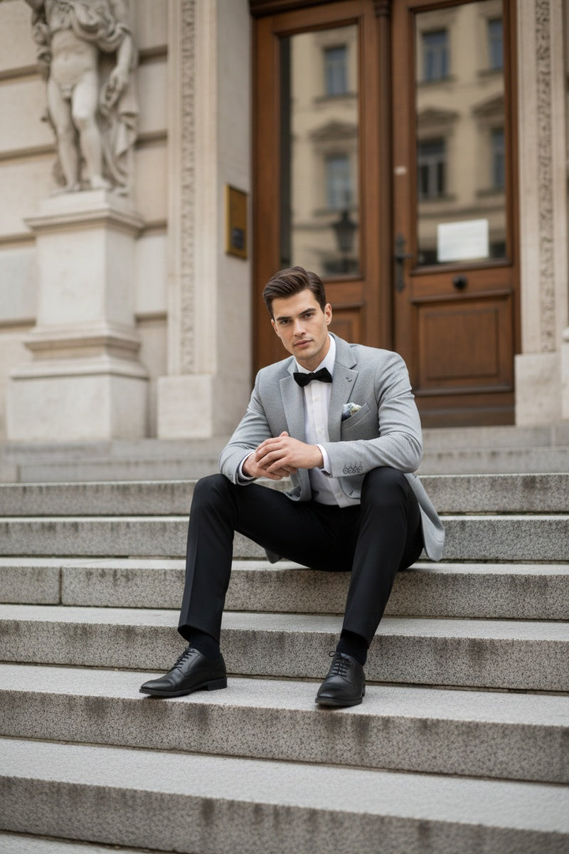 Grey Textured Sports Jacket