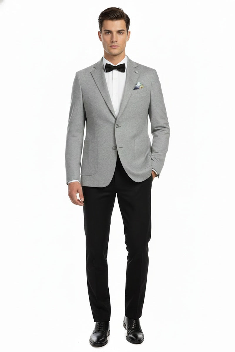 Grey Textured Sports Jacket