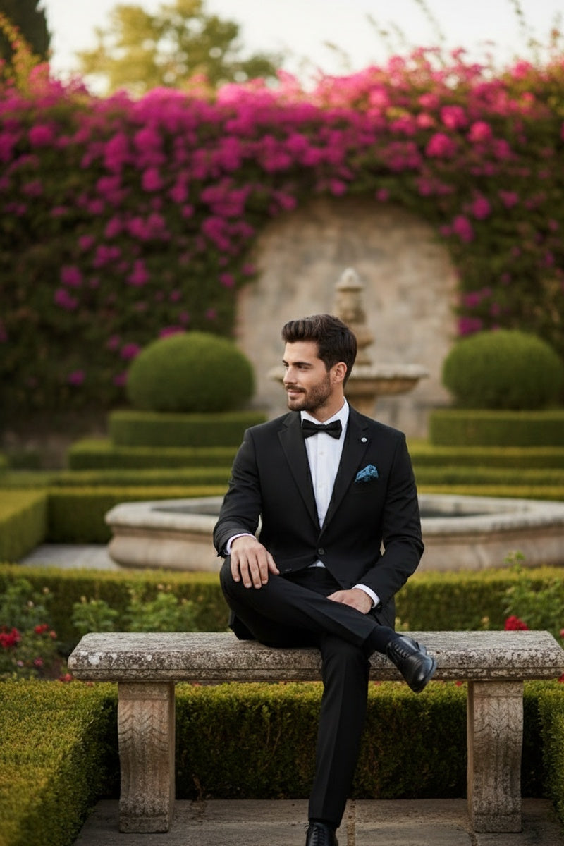Black Solid Sports Jacket