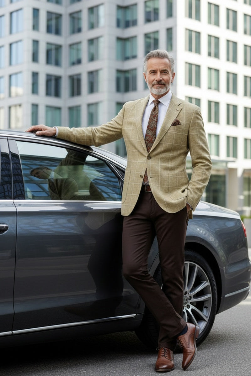 Rattan Windowpane Sports Jacket