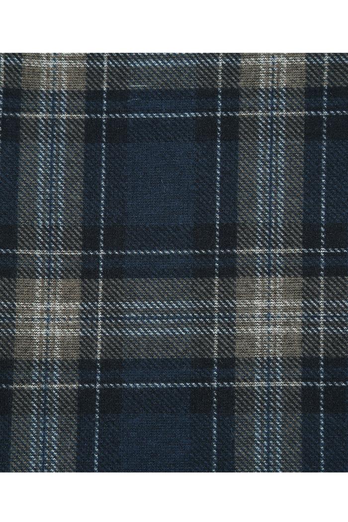 Navy & Brown Windowpane Sports Jacket
