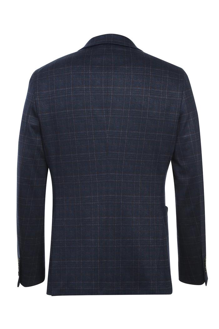 Navy Windowpane Sports Jacket