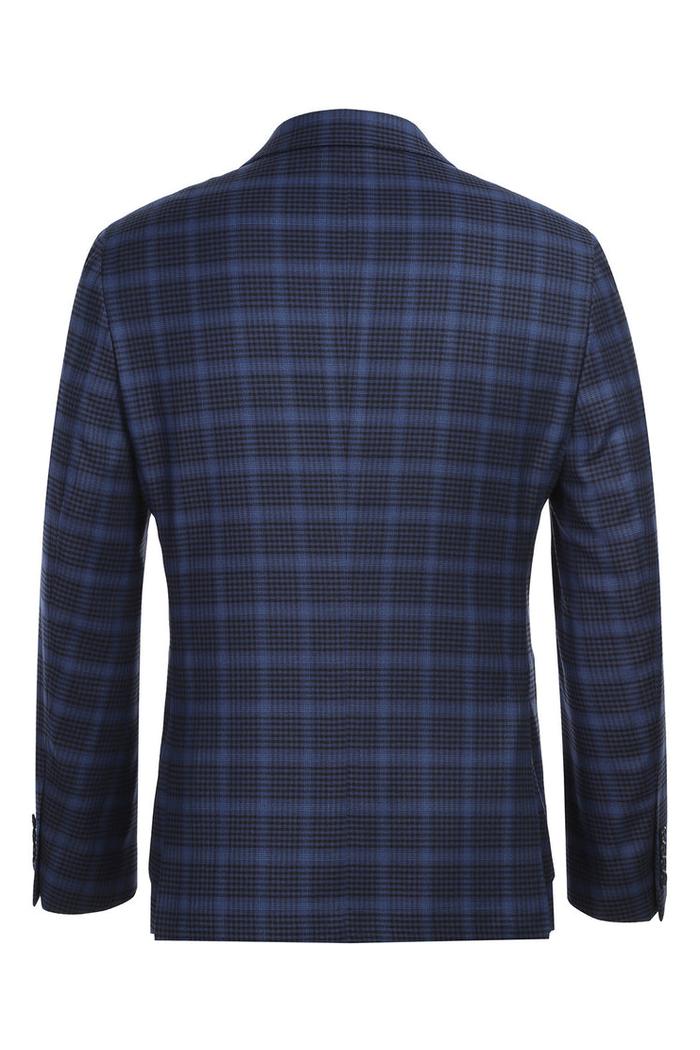 Royal Blue Windowpane Sports Jacket