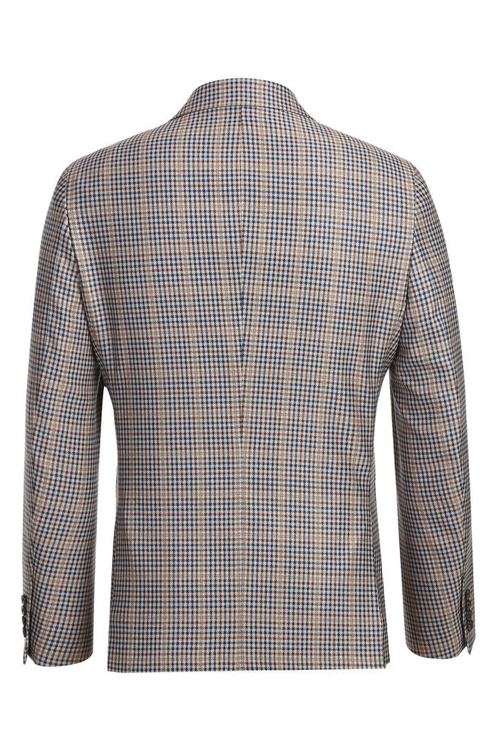 Light Grey Windowpane Sports Jacket