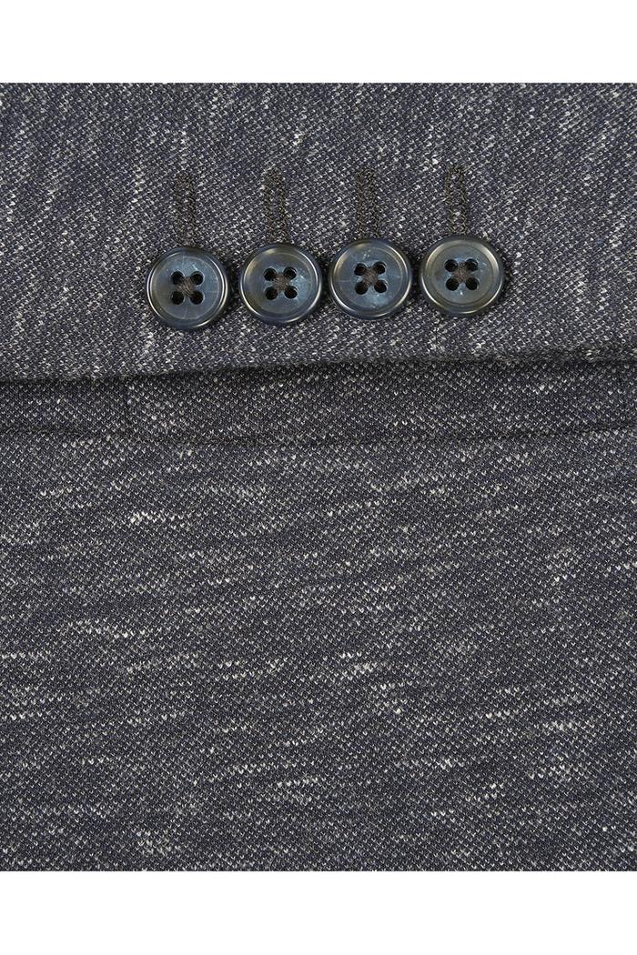 Grey Blue Textured Sports Jacket