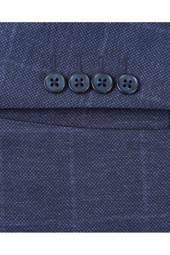 Dark Blue Windowpane Sports Jacket