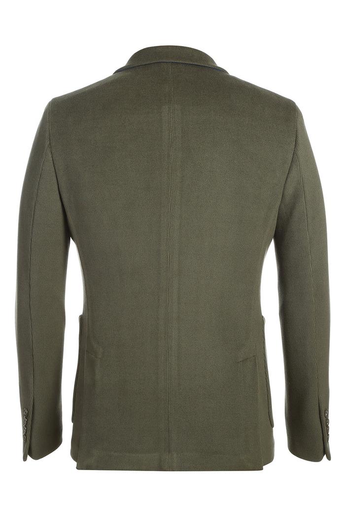 Olive Solid Sports Jacket