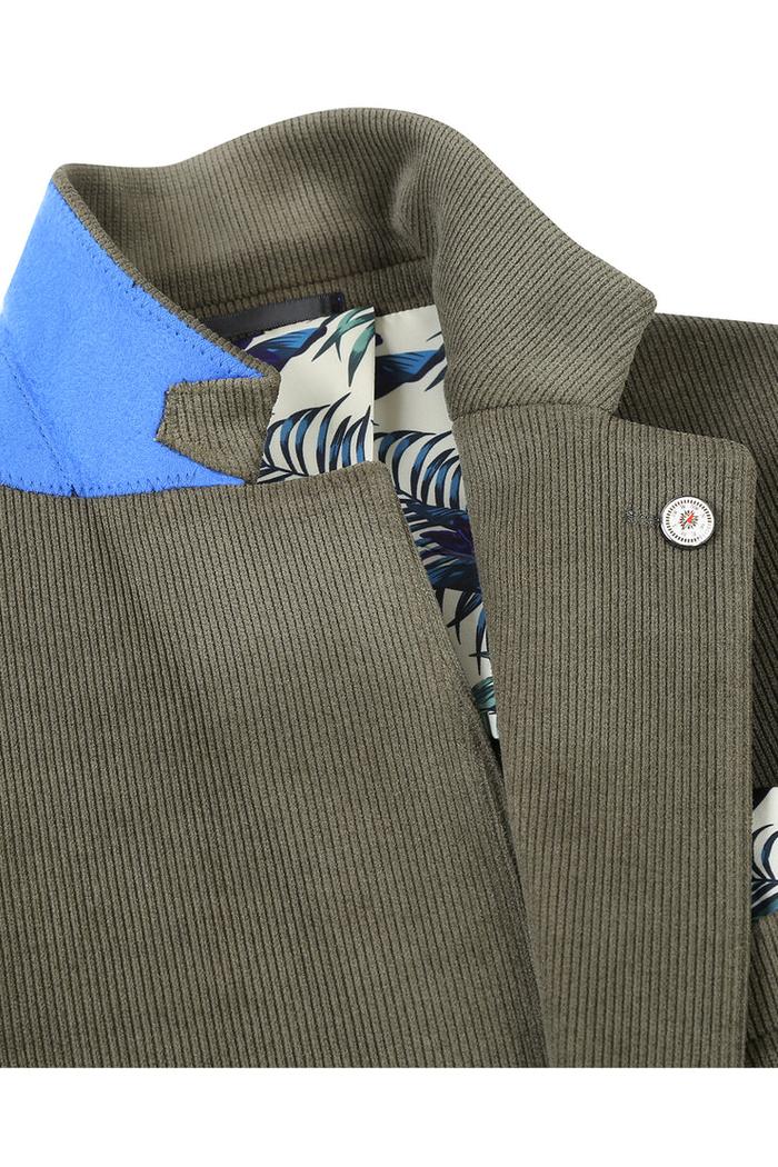 Olive Solid Sports Jacket