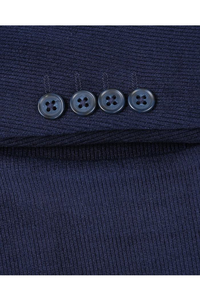 Navy Solid Sports Jacket