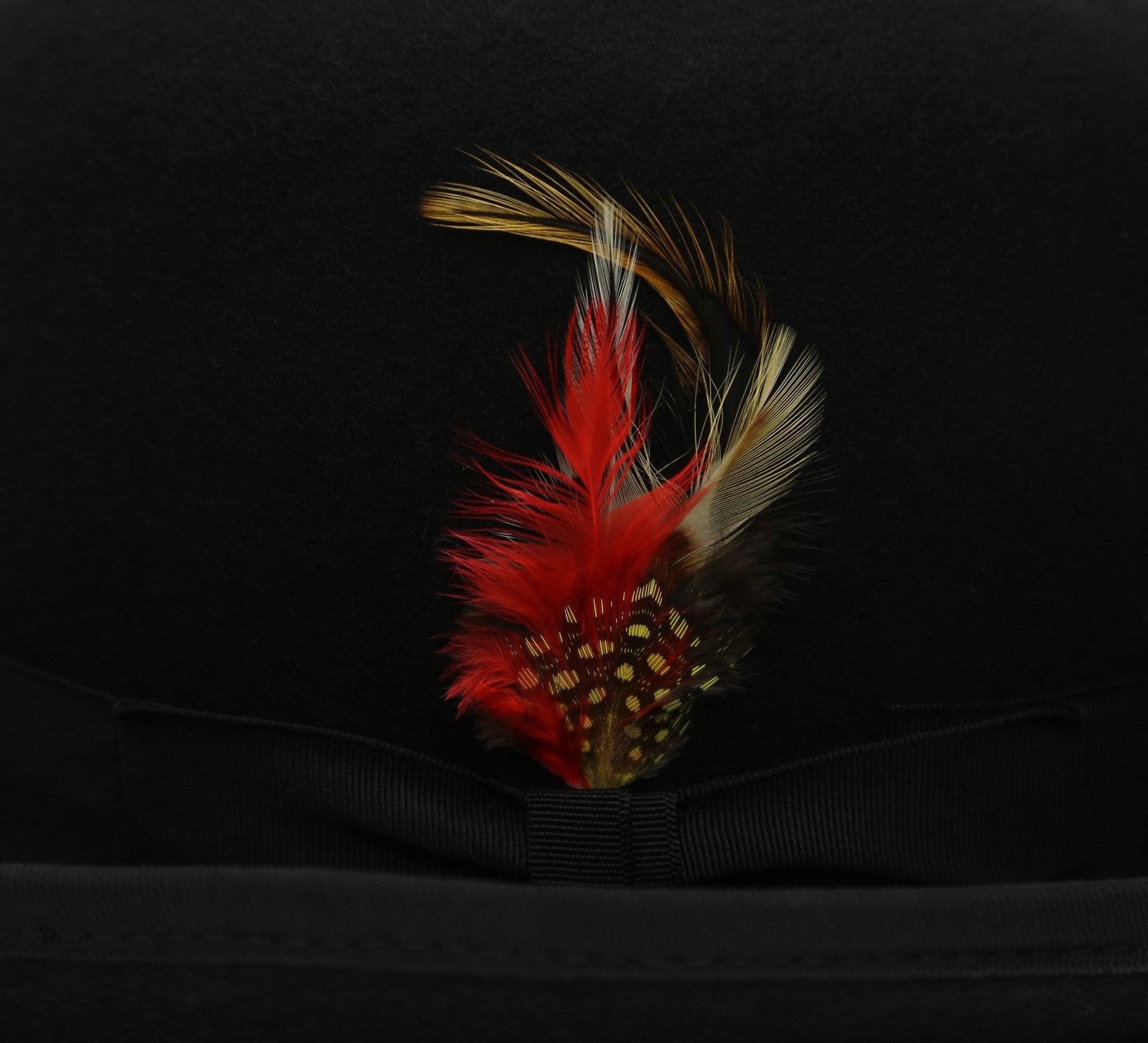 Premium Wool Black Derby Bowler Hat - Ferrecci USA 