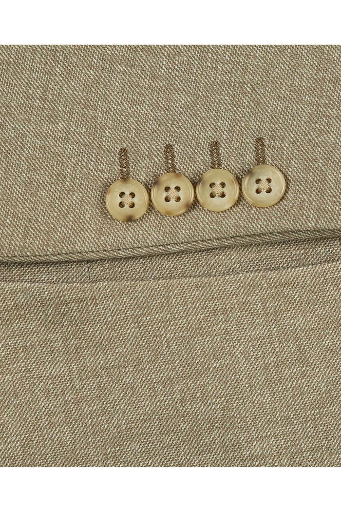 Beige Textured Sports Jacket
