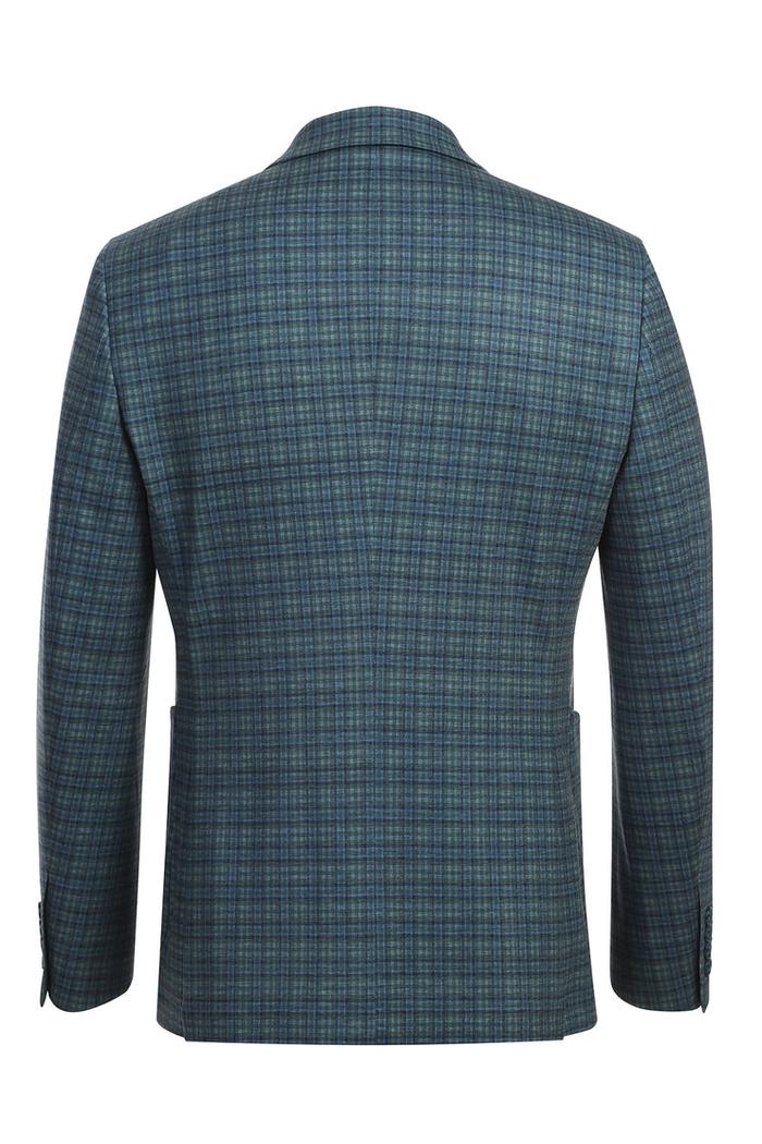 Green Plaid Sports Jacket